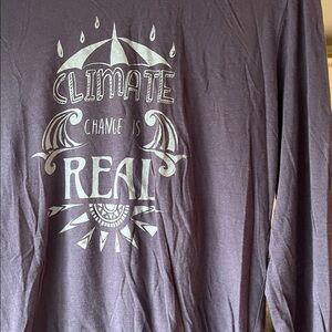 UNI-T Climate Change is real tee Organic cotton blend